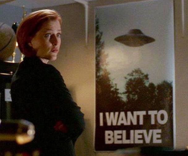 I Want To Believe X-Files Poster