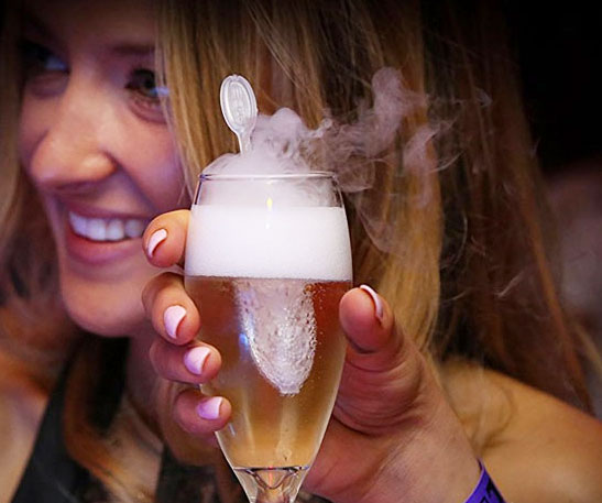 Smokey Dry Ice Drink Stirrers