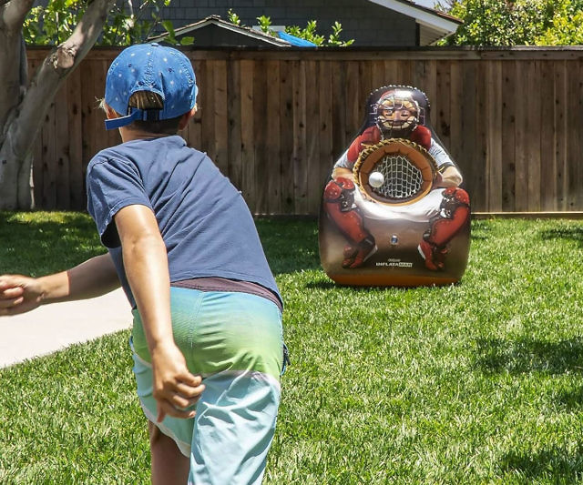 Inflatable Catcher Pitching Game
