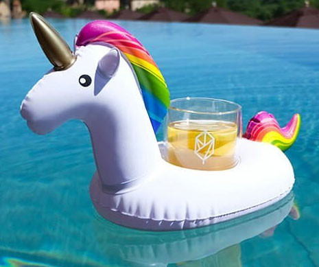 Inflatable Unicorn Drink Holder