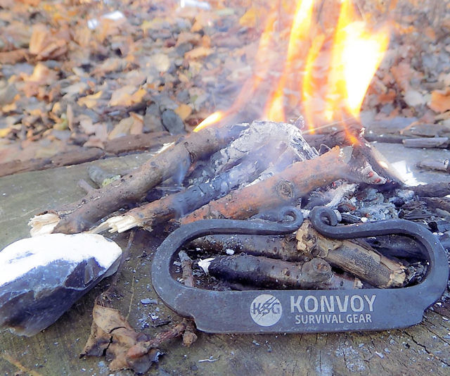 Carbon Steel Fire Starter Kit