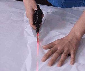 Laser Guided Scissors