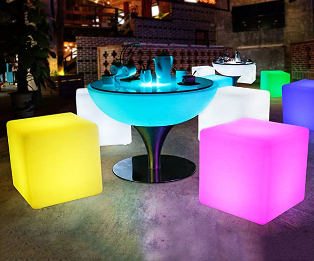 LED Cube Chair