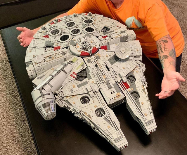 7,541 Piece LEGO Millennium Falcon