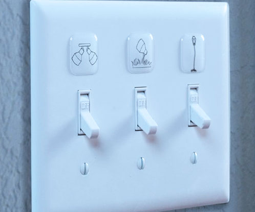 Light Switch Cover Labels