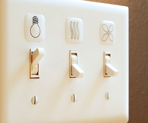 Light Switch Cover Labels