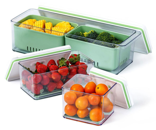 Lille Home Stackable Produce Containers