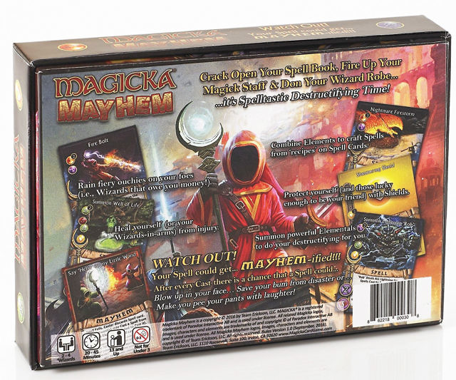 Magicka Mayhem Wizardry Card Game