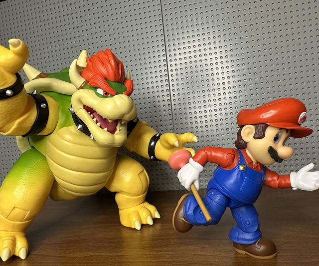 Fire Breathing Bowser Action Figure