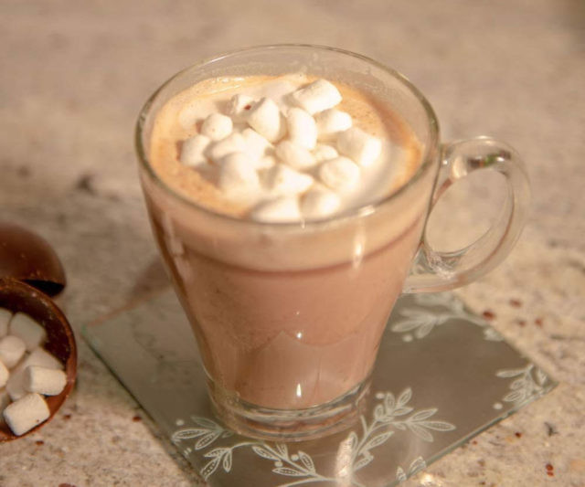 Marshmallow Filled Hot Cocoa Bombs