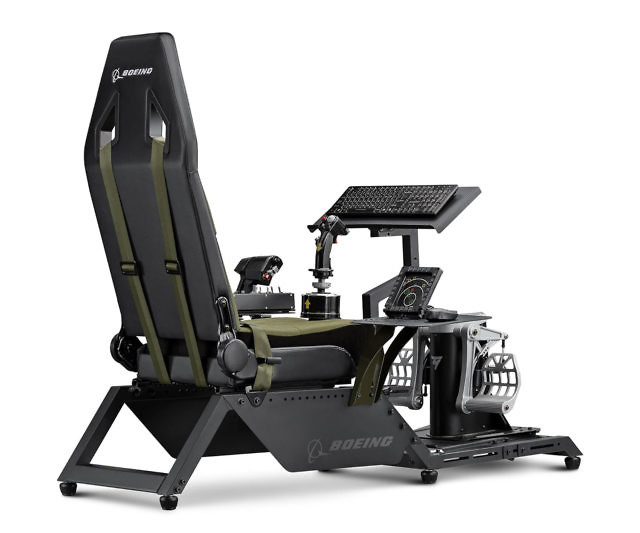 Military Flight Simulator Cockpit