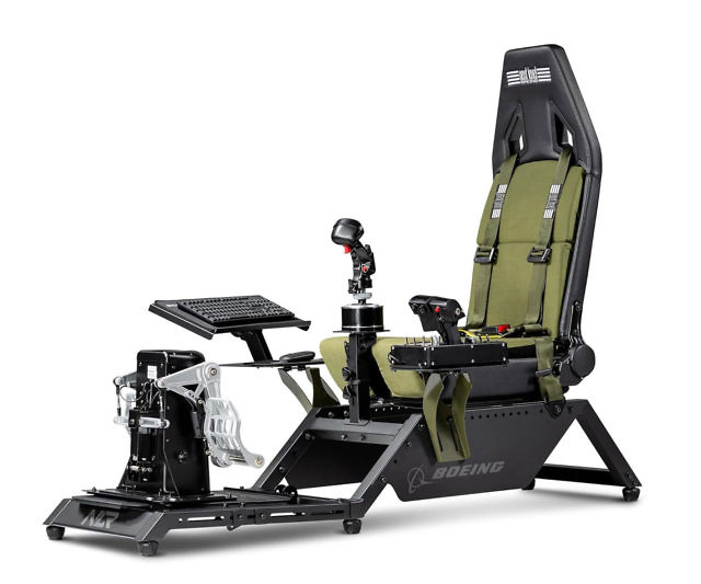 Military Flight Simulator Cockpit