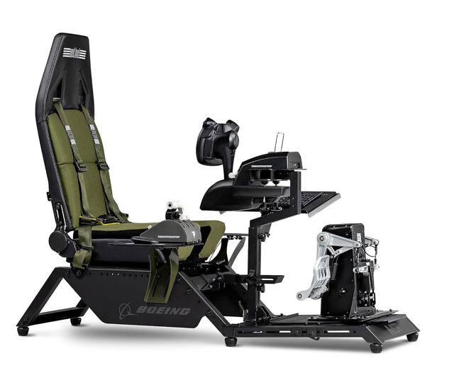 Military Flight Simulator Cockpit