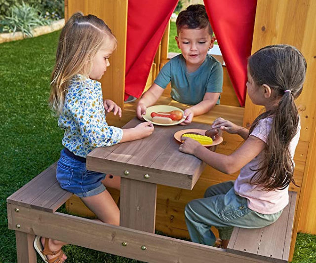Modern Outdoor Wooden Playhouse