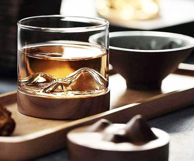 Mountain Peak Whisky Glass