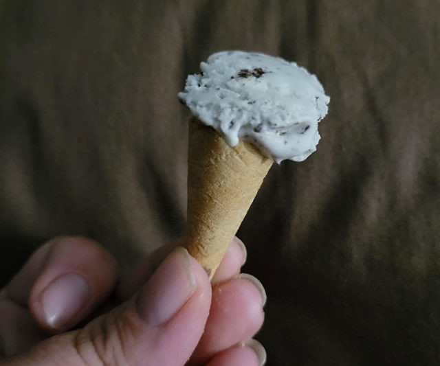Chocolate Filled Bite Size Waffle Cones