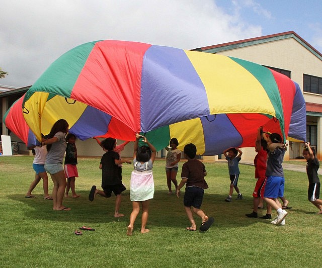 Giant Multi-Colored Parachute
