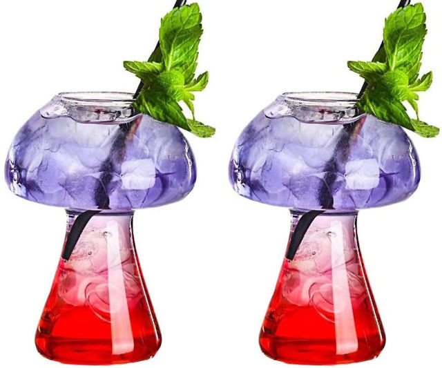 Mushroom Cocktail Glasses