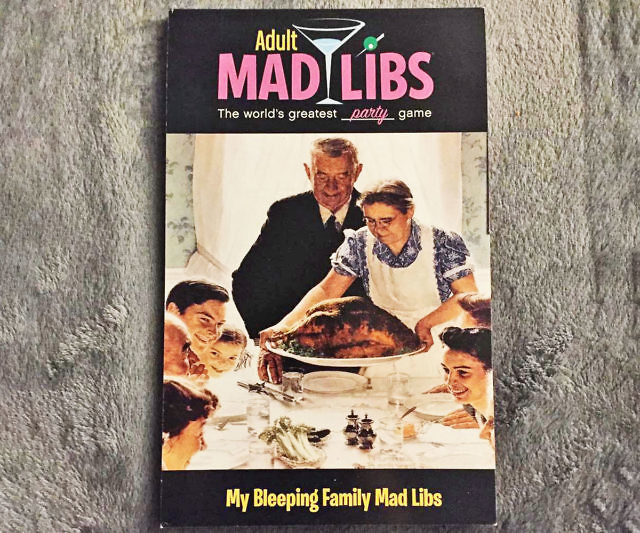My Bleeping Family Mad Libs
