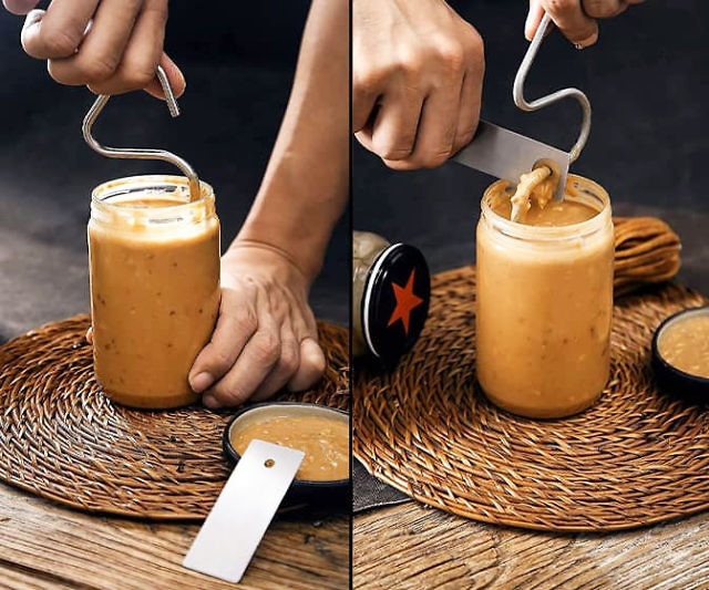 Natural Peanut Butter Stirrer