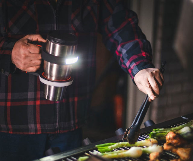 Flashlight Tumbler Handle