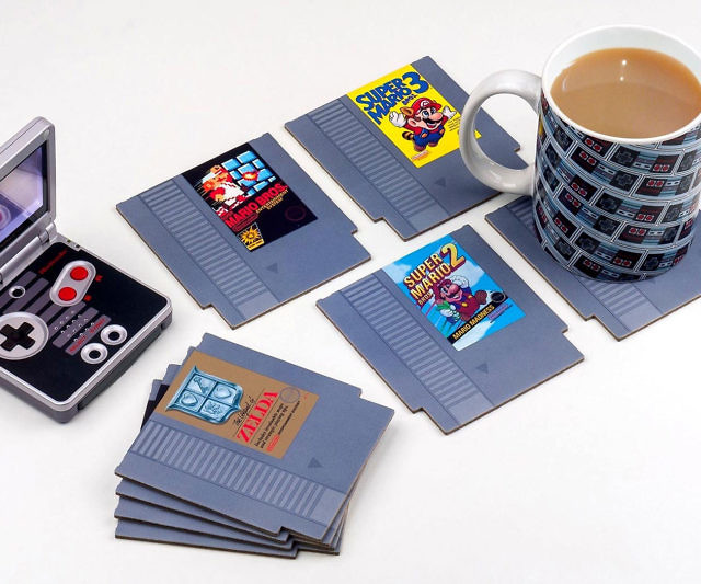 NES Cartridge Coasters