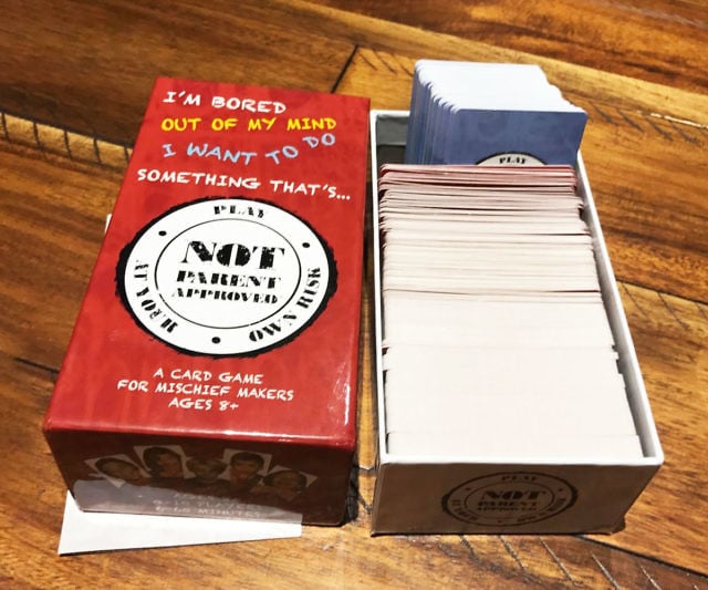 Not Parent Approved Card Game