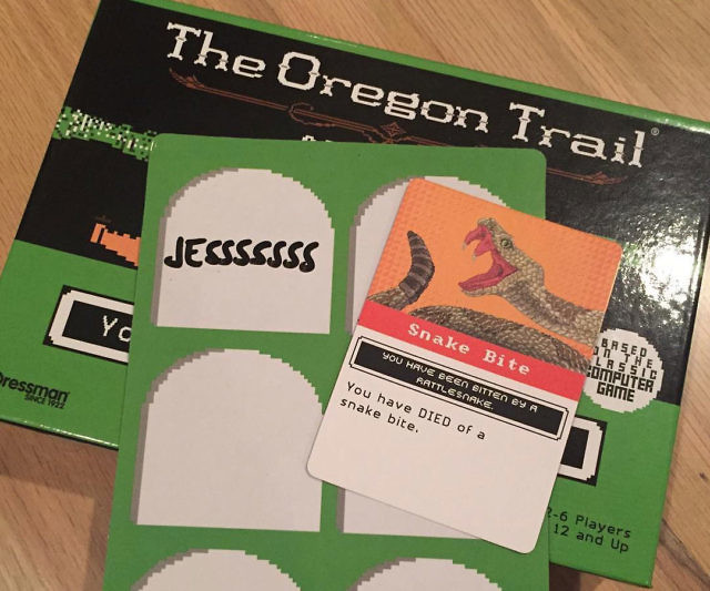 Oregon Trail Board Game