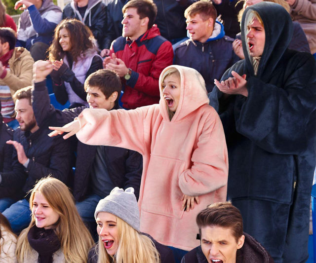 Oversized Hoodie Sweatshirt Blanket