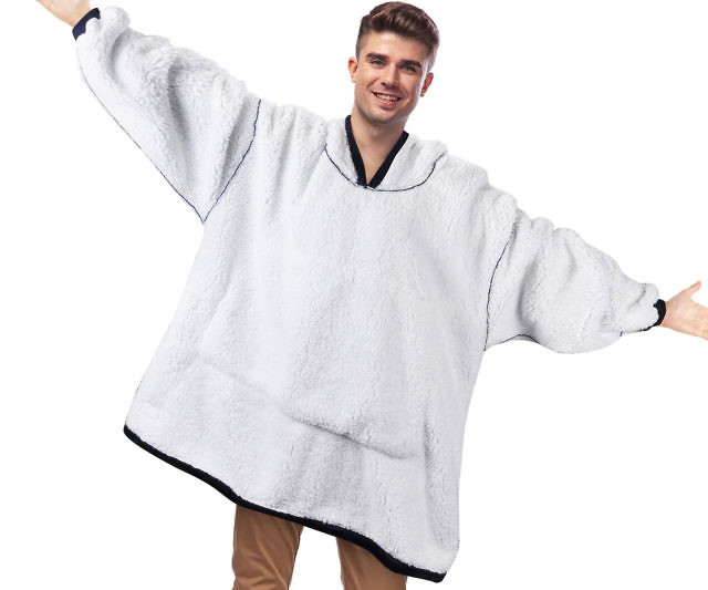 Oversized Hoodie Sweatshirt Blanket