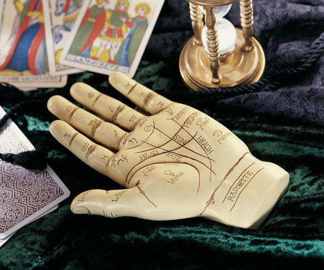 Palm Reading Hand Sculpture