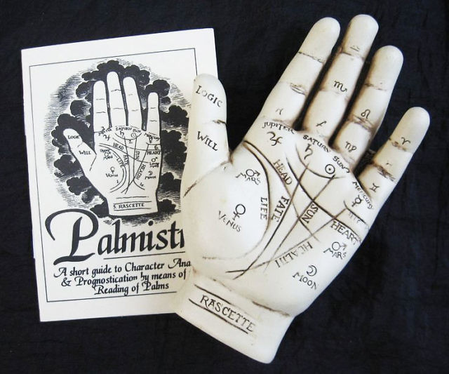 Palm Reading Hand Sculpture