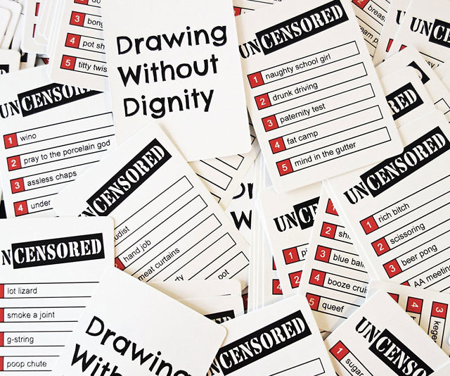 Drawing Without Dignity Party Game