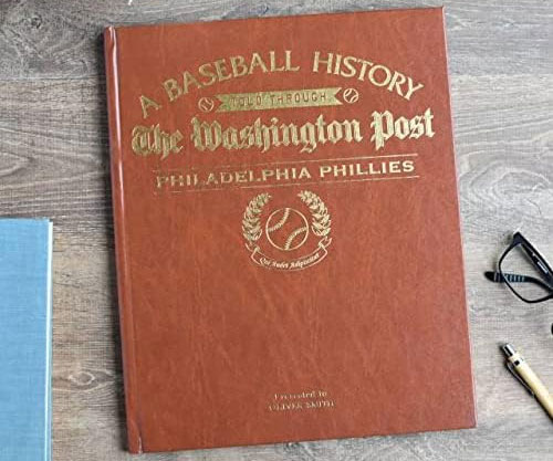 Personalized Baseball History Book