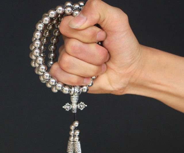 Self-Defense Buddha Beads Necklace