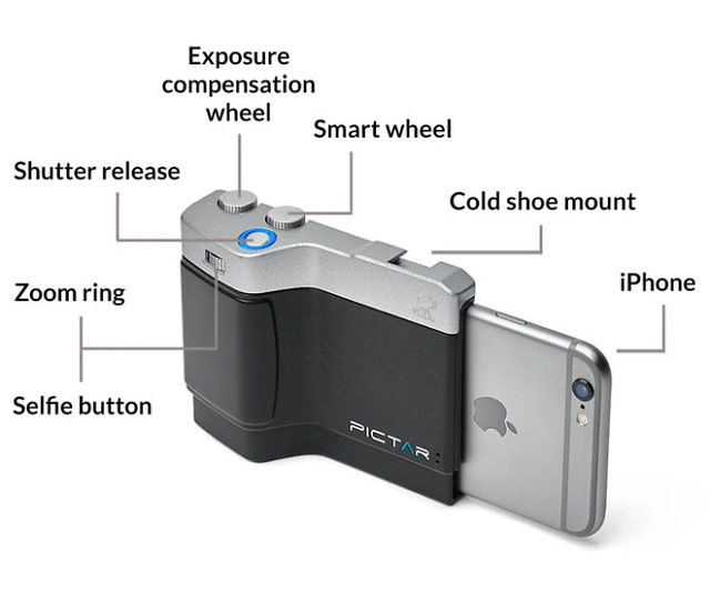 Pictar iPhone Camera-Grip