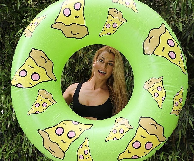 Pizza Slice Inflatable Pool Float