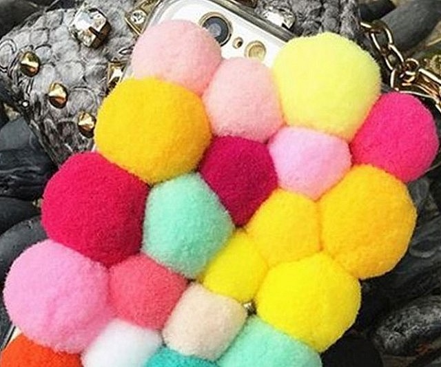 Plush Ball iPhone Case