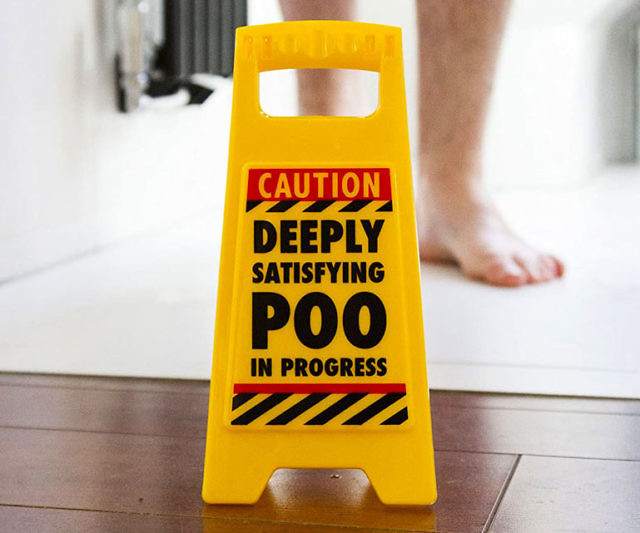 Poo In Progess Sign