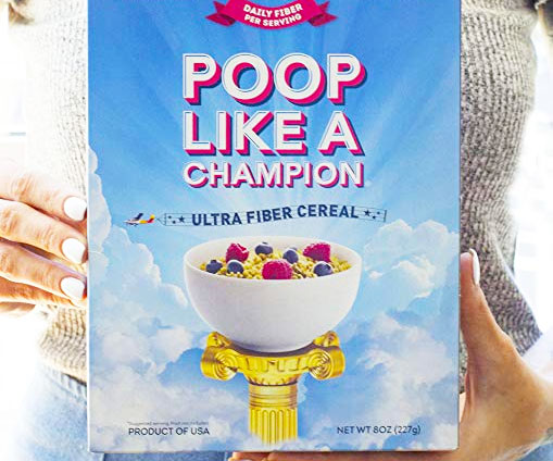 Poop Like A Champion Cereal