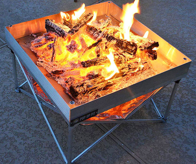 The Ultra Portable Pop-Up Fire Pit