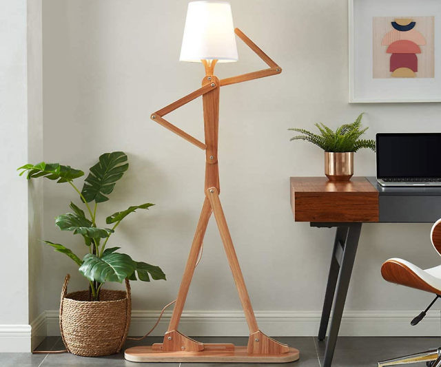 Posable Stick Figure Floor Lamp