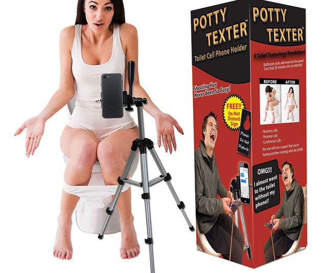 Potty Texter Toilet Smartphone Holder