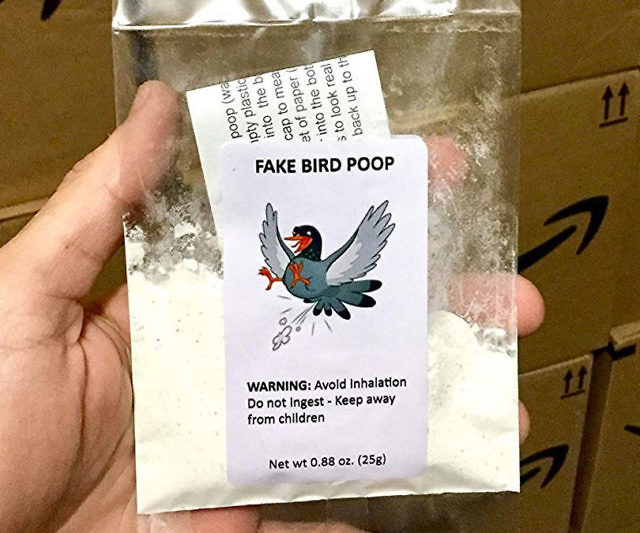 Prank Fake Bird Poop