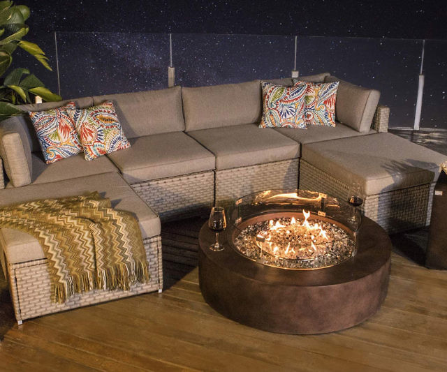 Propane Fire Pit Coffee Table
