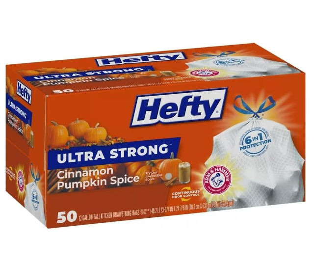 Pumpkin Spice Trash Bags