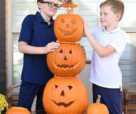 The Stack-O-Lantern Pumpkin Stacking Kit