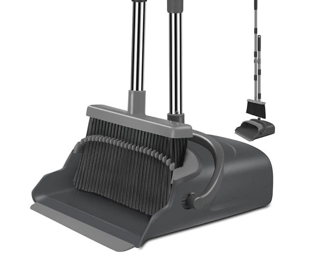 Quick Clean Broom & Dust Pan Set