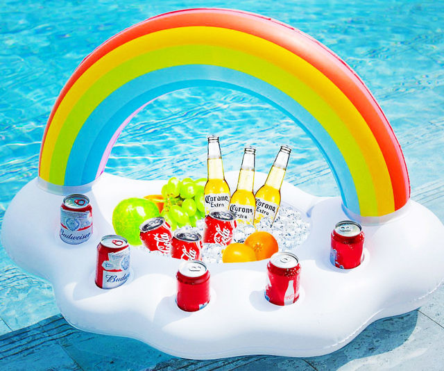 Inflatable Rainbow Cloud Bar
