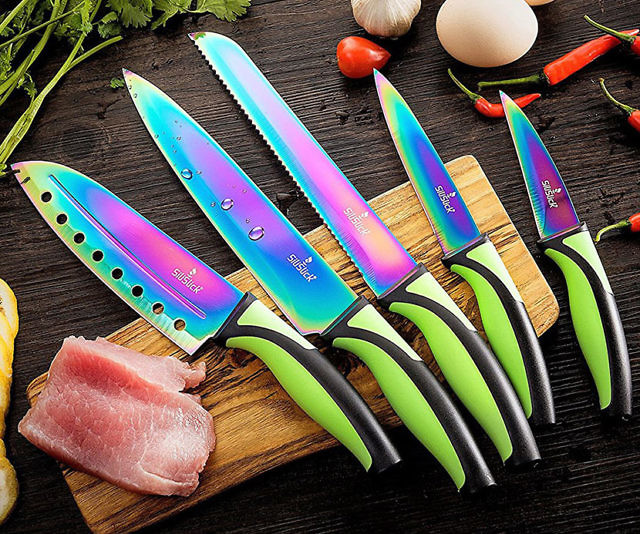 Rainbow Kitchen Knives